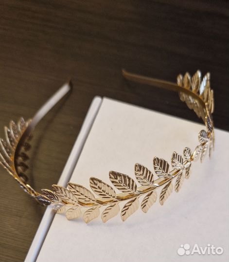 Ободок обруч в греческом стиле