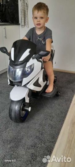 Детский электрический мотоцикл (спортбайк)