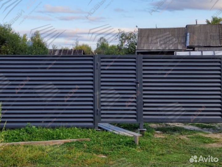 Забор жалюзи