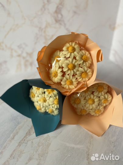 Шоколадные ромашки