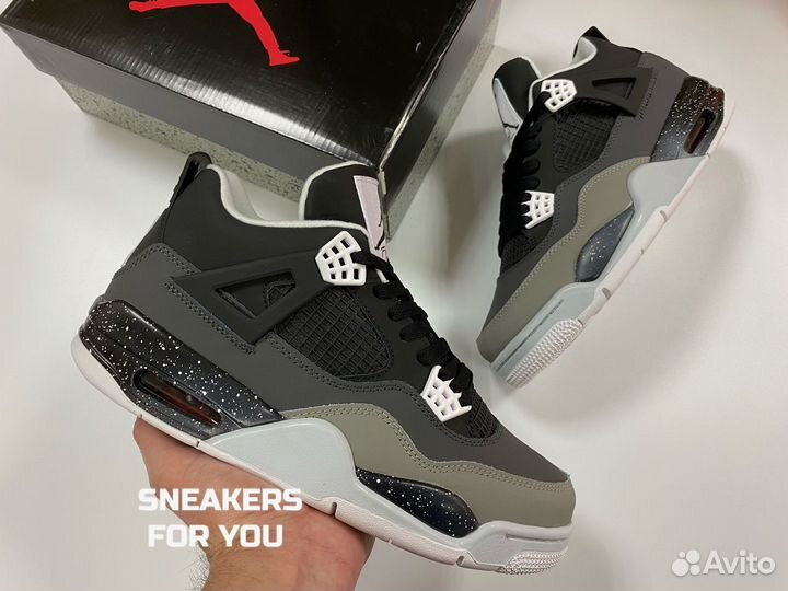 Кроссовки Nike air jordan 4 retro Fear