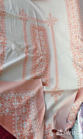 Ткани Покрывало Гобелен Плюш Скатерти Фарфор СССР