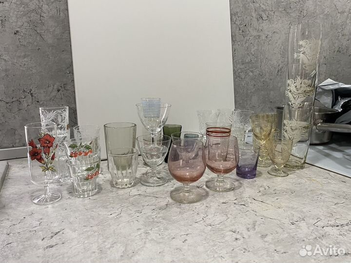 Бокалы рюмки СССР