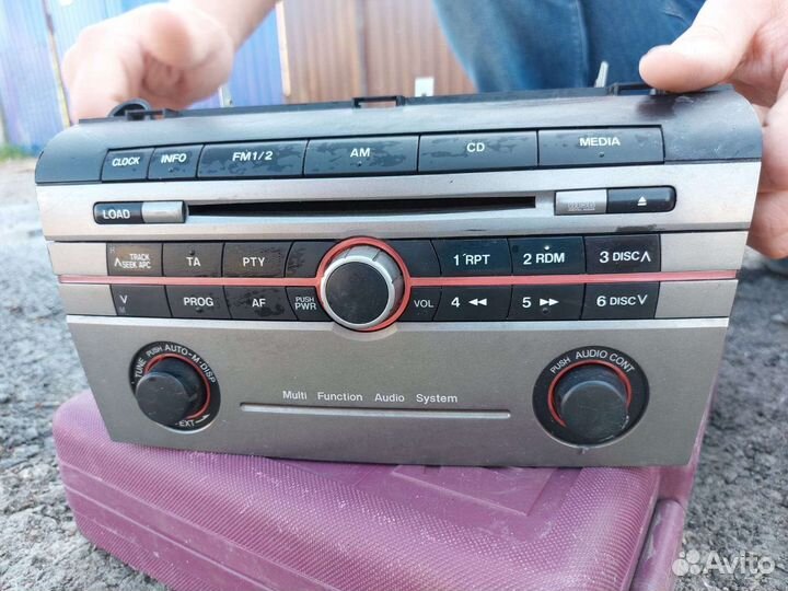 Штатная магнитола mazda 3 bk