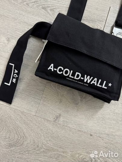 A cold wall black utility touch bag