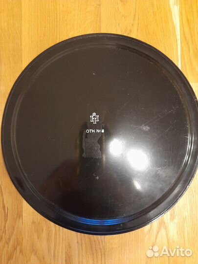 Поднос круглый с ручной росписью 