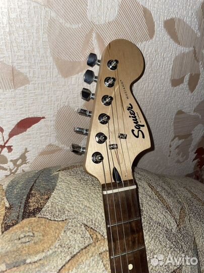 Электро гитара Fender mustang с комбиком