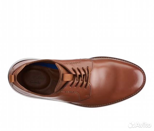 Топсайдеры clarks brantin LOW dress shoes новые