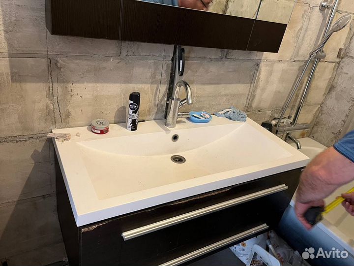 Раковина акриловая без тумбы