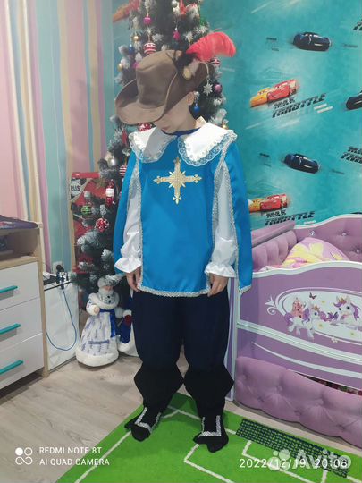 Новогодний костюм мушкетера для мальчика 128