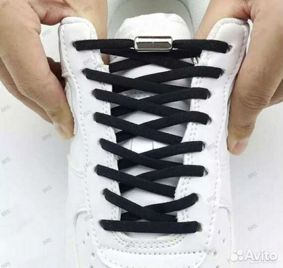 Эластичные шнурки с фиксатором застёжка