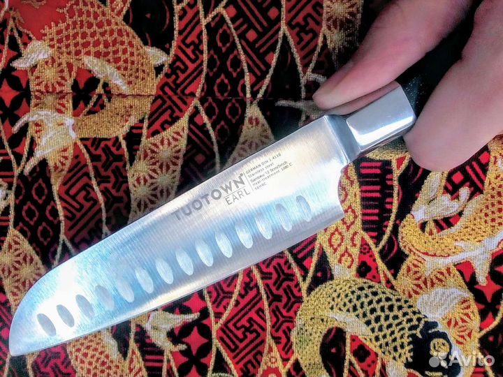 Кухонный нож Сантоку мал. Tuotown Earl