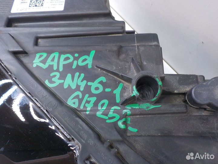 Фара левая Skoda Rapid 2020