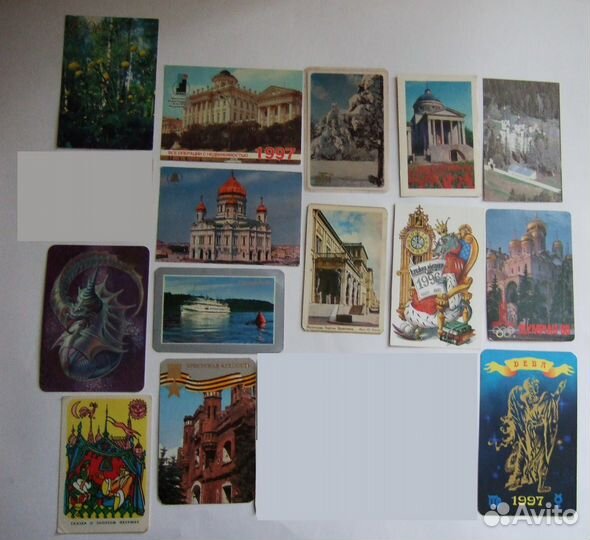 Календарики СССР-снг 1972-2000гг