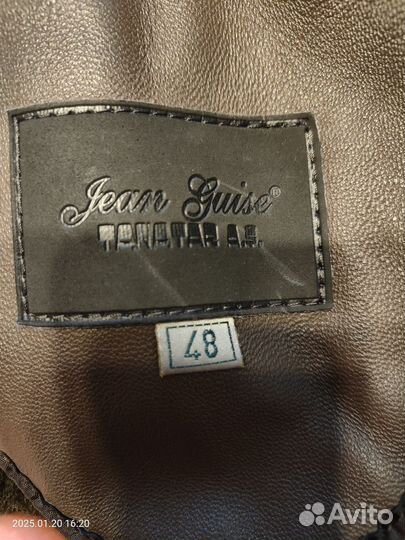 Дубленка натуральная мужская 48 размер