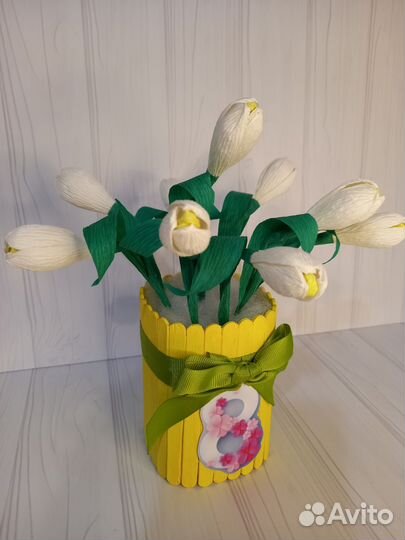 Поделка на 8 марта в сад школу