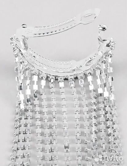 Заколка для волос со стразами