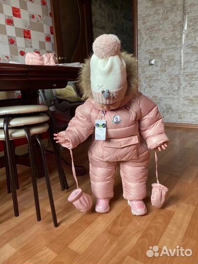 Комбинезон трансформер зимний 62 68
