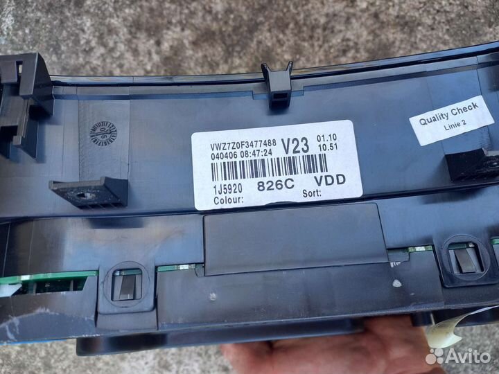 Юбилейная приборная панель golf 4 bora