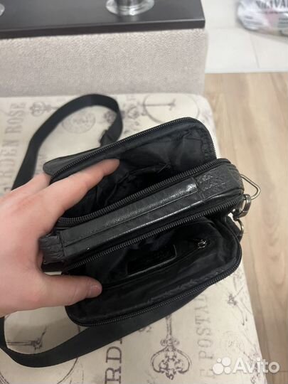 Барсетка кожаная мужская cheer soul