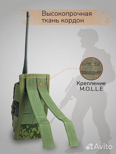 Подсумок под рацию тактический крепление Молле