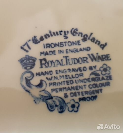Royal tudor ware винтажные тарелки