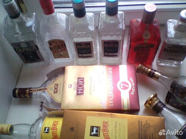 Бутылки 1 литр и 0,5 литра (стекло)