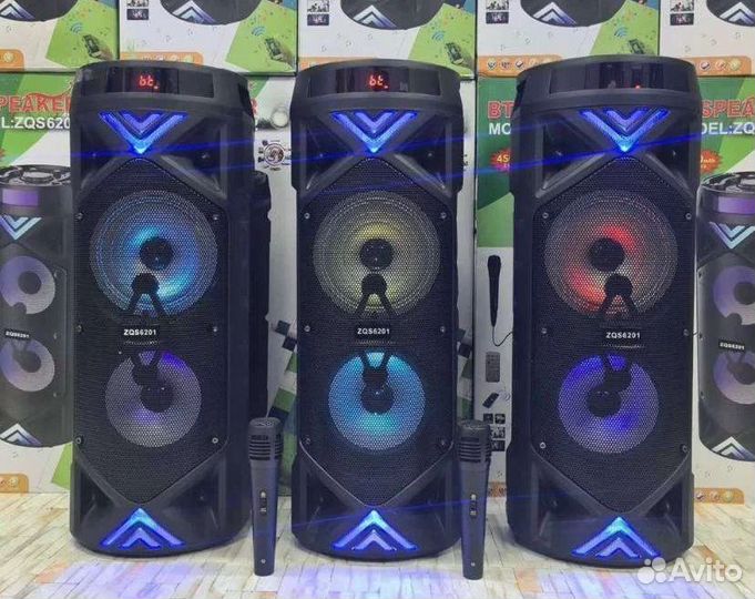 Большая блютуз Колонка ZQS-6201