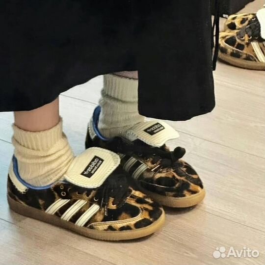 Кроссовки Adidas Samba Wales Bonner Leopard