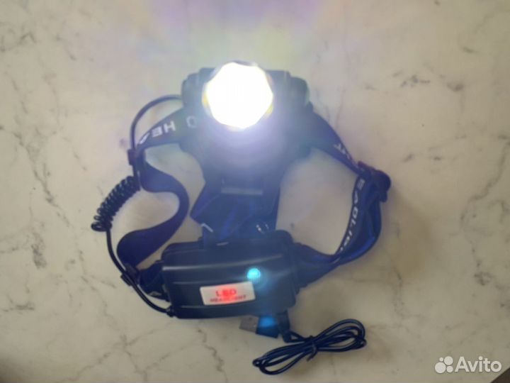 Светодиодный налобный фонарь