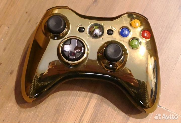 Джойстики Xbox 360 Золотистые