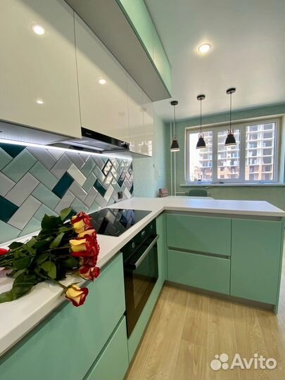 Кухня под потолок из мдф на заказ