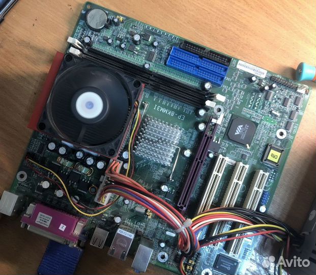 Материнская плата+ процессор