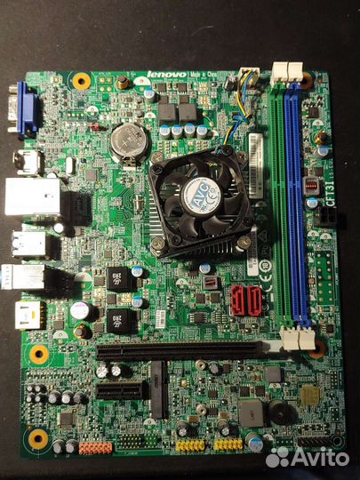 Материнская плата с процессором AMD E1-2500 и бп