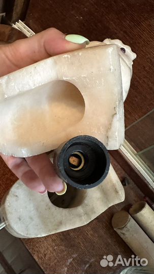 Светильник мраморный сова СССР