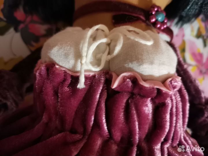 Интерьерная текстильная кукла ручной работы