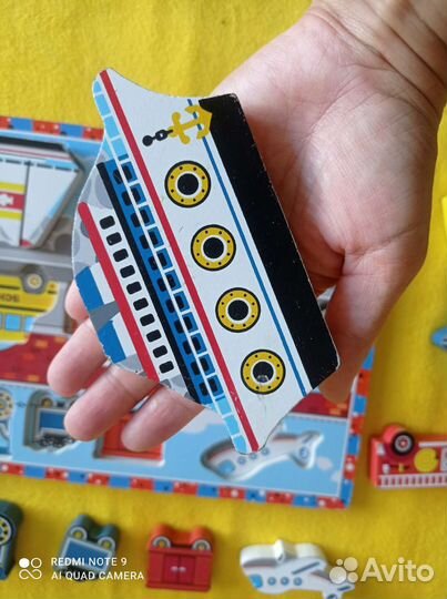 Вкладыши пазл melissa doug, магниты melissa doug