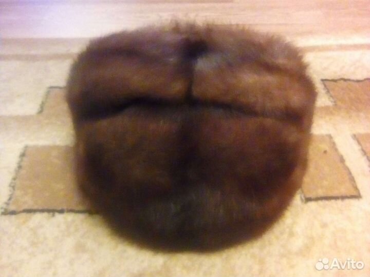 Норковая шапка мужская