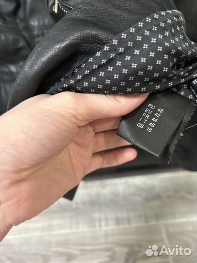 Кожаная куртка женская 48 размер