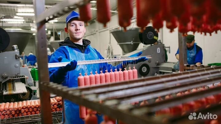 Разнорабочий на колбасный завод