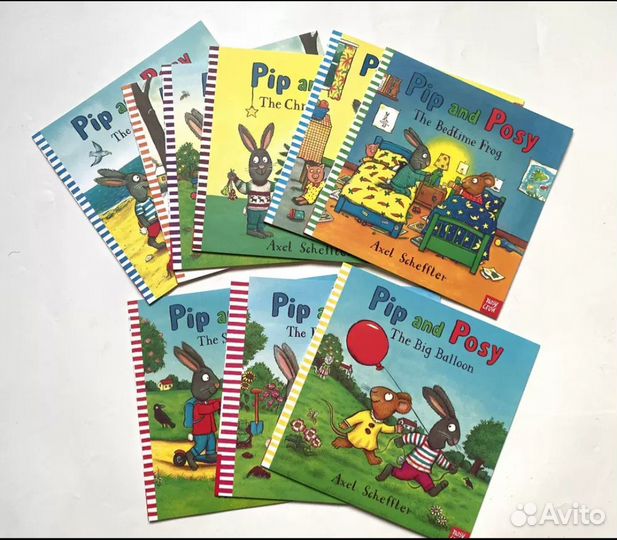 Детские книги новые Alex Scheffler Pip and Posy