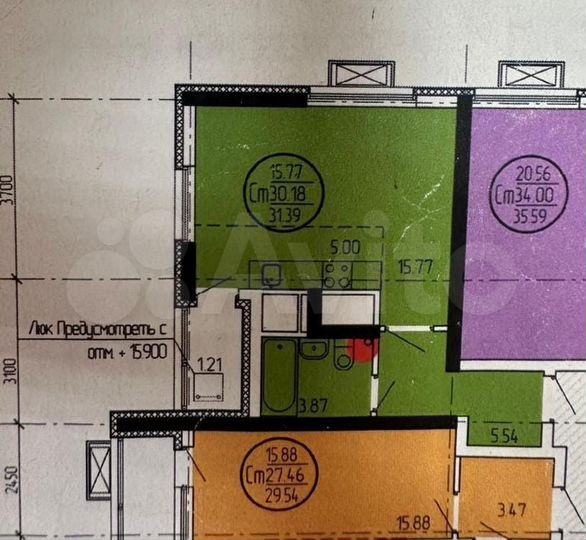 Квартира-студия, 31,4 м², 22/25 эт.