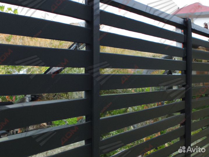 Забор Ранчо горизонтальный