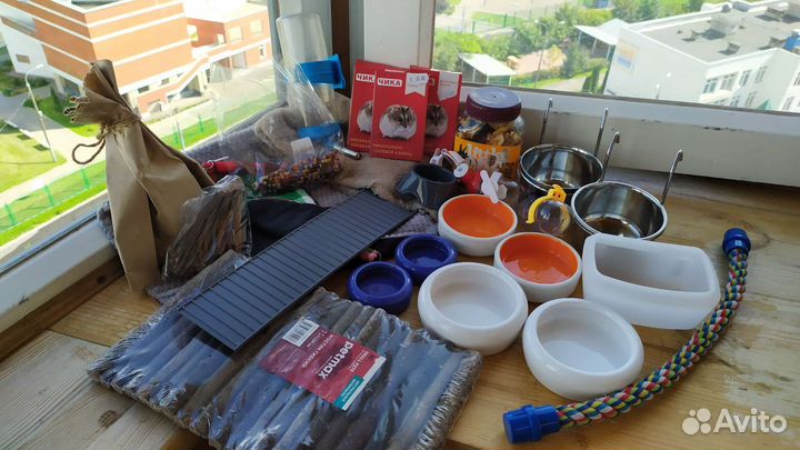 Клетки и мелочи для грызунов