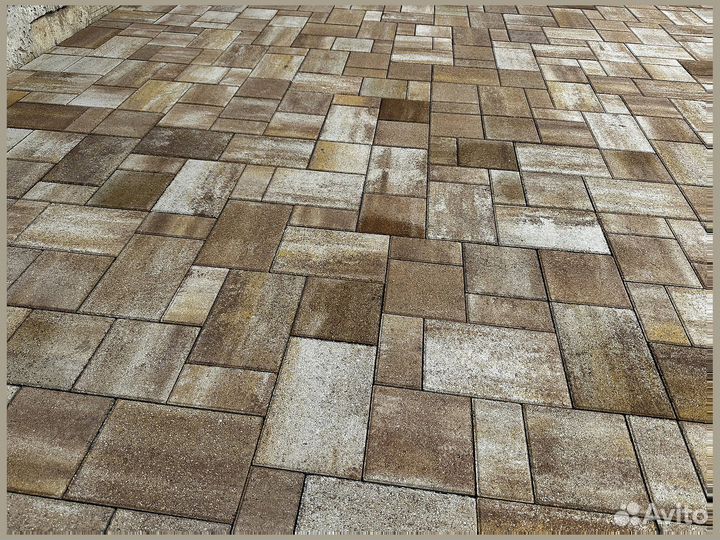 Тротуарная плитка ГОСТ минимальный объем 120 м2