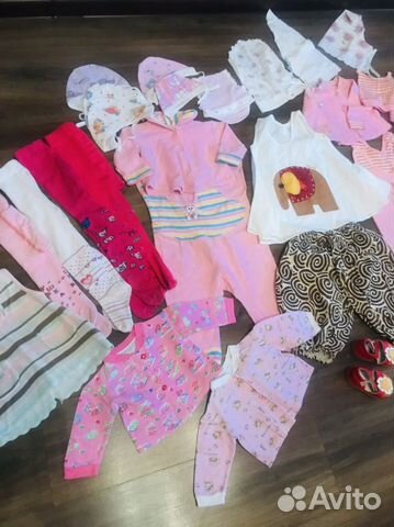 Вещи пакетом на девочку с рождения