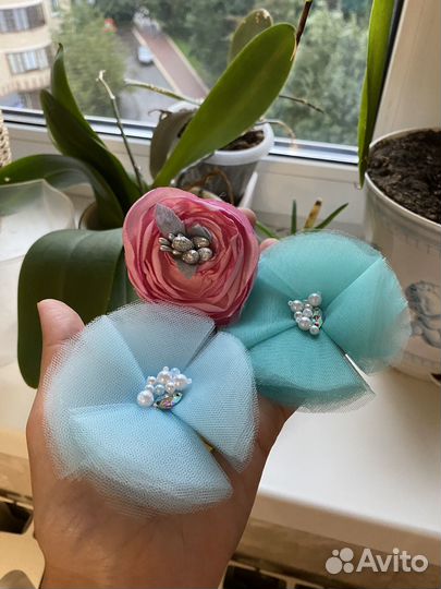 Заколка для волос ручная работа