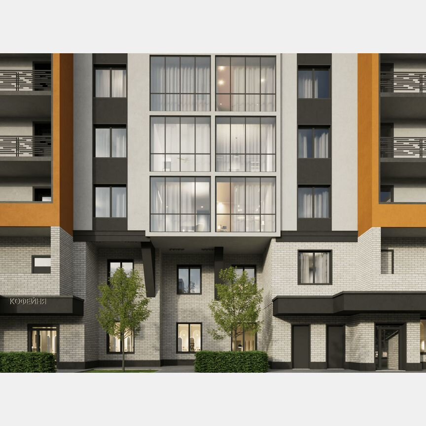 1-к. квартира, 39,5 м², 6/17 эт.