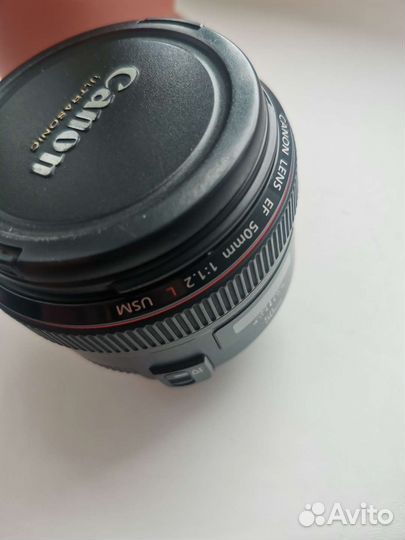 Объектив canon 50mm 1.2 L usm