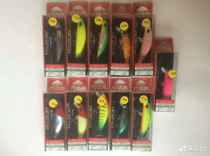 Чаббики Поппера Воблера известных брендов